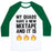 Virgin Teez  Baseball Tee Unisex Classic Baseball Tee / x-small / White/Dark Green MY QUADS HAVE A NEW MIXTAPE AND IT IS FIRE UNISEX CLASSIC BASEBALL TEE
