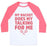 Virgin Teez  Baseball Tee Unisex Classic Baseball Tee / x-small / White/Neon Pink MY RACKET DOES MY TALKING FOR ME UNISEX CLASSIC BASEBALL TEE