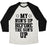 Virgin Teez  Baseball Tee Unisex Tri-Blend Baseball Tee / small / Oatmeal / Black MY RUN'S UP BEFORE THE SUN'S UP UNISEX TRI-BLEND BASEBALL TEE