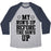 Virgin Teez  Baseball Tee Unisex Tri-Blend Baseball Tee / small / Athletic Gray / Navy MY RUN'S UP BEFORE THE SUN'S UP UNISEX TRI-BLEND BASEBALL TEE