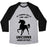 Virgin Teez  Baseball Tee Unisex Tri-Blend Baseball Tee / small / Athletic Gray / Black MY RUNNING SKILLS ARE LIKE UNICORNS NONEXISTENT UNISEX TRI-BLEND BASEBALL TEE