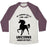 Virgin Teez  Baseball Tee Unisex Tri-Blend Baseball Tee / small / Oatmeal / Maroon MY RUNNING SKILLS ARE LIKE UNICORNS NONEXISTENT UNISEX TRI-BLEND BASEBALL TEE