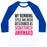 Virgin Teez  Baseball Tee Unisex Classic Baseball Tee / x-small / White/Blue MY RUNNING STYLE HAS BEEN DESCRIBED AS SEDUCTIVELY AWKWARD UNISEX CLASSIC BASEBALL TEE