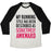 Virgin Teez  Baseball Tee Unisex Tri-Blend Baseball Tee / small / Oatmeal / Black MY RUNNING STYLE HAS BEEN DESCRIBED AS SEDUCTIVELY AWKWARD UNISEX TRI-BLEND BASEBALL TEE