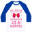Virgin Teez  Baseball Tee Unisex Classic Baseball Tee / x-small / White/Blue MY SAILOR TRANSFORMATION SEQUENCE IS A BURPEE UNISEX CLASSIC BASEBALL TEE