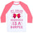 Virgin Teez  Baseball Tee Unisex Classic Baseball Tee / x-small / White/Neon Pink MY SAILOR TRANSFORMATION SEQUENCE IS A BURPEE UNISEX CLASSIC BASEBALL TEE