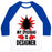 Virgin Teez  Baseball Tee Unisex Classic Baseball Tee / x-small / White/Blue MY SPEEDBAG IS DESIGNER UNISEX CLASSIC BASEBALL TEE