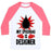 Virgin Teez  Baseball Tee Unisex Classic Baseball Tee / x-small / White/Neon Pink MY SPEEDBAG IS DESIGNER UNISEX CLASSIC BASEBALL TEE