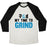Virgin Teez  Baseball Tee Unisex Tri-Blend Baseball Tee / small / Oatmeal / Black MY TIME TO GRIND UNISEX TRI-BLEND BASEBALL TEE
