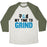 Virgin Teez  Baseball Tee Unisex Tri-Blend Baseball Tee / small / Oatmeal / Moss MY TIME TO GRIND UNISEX TRI-BLEND BASEBALL TEE