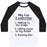 Virgin Teez  Baseball Tee Unisex Classic Baseball Tee / x-small / White/Black MY TOP THREE EXERCISES UNISEX CLASSIC BASEBALL TEE