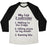 Virgin Teez  Baseball Tee Unisex Tri-Blend Baseball Tee / small / Oatmeal / Black MY TOP THREE EXERCISES UNISEX TRI-BLEND BASEBALL TEE