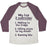 Virgin Teez  Baseball Tee Unisex Tri-Blend Baseball Tee / small / Oatmeal / Maroon MY TOP THREE EXERCISES UNISEX TRI-BLEND BASEBALL TEE