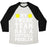 Virgin Teez  Baseball Tee Unisex Tri-Blend Baseball Tee / small / Oatmeal / Black MY TWERK TEAM HAS A SOFTBALL PROBLEM UNISEX TRI-BLEND BASEBALL TEE