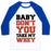 Virgin Teez  Baseball Tee Unisex Classic Baseball Tee / x-small / White/Blue MY WHEY UNISEX CLASSIC BASEBALL TEE