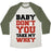 Virgin Teez  Baseball Tee Unisex Tri-Blend Baseball Tee / small / Oatmeal / Moss MY WHEY UNISEX TRI-BLEND BASEBALL TEE