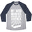 Virgin Teez  Baseball Tee Unisex Tri-Blend Baseball Tee / small / Athletic Gray / Navy MY WOD INVOLVES WORKING ON A SIXPACK UNISEX TRI-BLEND BASEBALL TEE