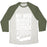 Virgin Teez  Baseball Tee Unisex Tri-Blend Baseball Tee / small / Oatmeal / Moss MY WOD INVOLVES WORKING ON A SIXPACK UNISEX TRI-BLEND BASEBALL TEE