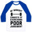Virgin Teez  Baseball Tee Unisex Classic Baseball Tee / x-small / White/Blue MY WORKOUT CONSISTS OF EXERCISING POOR JUDGEMENT UNISEX CLASSIC BASEBALL TEE