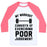 Virgin Teez  Baseball Tee Unisex Classic Baseball Tee / x-small / White/Neon Pink MY WORKOUT CONSISTS OF EXERCISING POOR JUDGEMENT UNISEX CLASSIC BASEBALL TEE