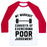 Virgin Teez  Baseball Tee Unisex Classic Baseball Tee / x-small / White/Red MY WORKOUT CONSISTS OF EXERCISING POOR JUDGEMENT UNISEX CLASSIC BASEBALL TEE