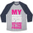 Virgin Teez  Baseball Tee Unisex Tri-Blend Baseball Tee / small / Athletic Gray / Navy MY WORKOUT INVOLVES ME GETTING UP AND WALKING TO THE FRIDGE UNISEX TRI-BLEND BASEBALL TEE
