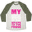Virgin Teez  Baseball Tee Unisex Tri-Blend Baseball Tee / small / Oatmeal / Moss MY WORKOUT INVOLVES ME GETTING UP AND WALKING TO THE FRIDGE UNISEX TRI-BLEND BASEBALL TEE