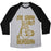 Virgin Teez  Baseball Tee Unisex Tri-Blend Baseball Tee / small / Athletic Gray / Black MY WORKOUT IS BERSERK UNISEX TRI-BLEND BASEBALL TEE