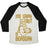 Virgin Teez  Baseball Tee Unisex Tri-Blend Baseball Tee / small / Oatmeal / Black MY WORKOUT IS BERSERK UNISEX TRI-BLEND BASEBALL TEE