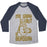 Virgin Teez  Baseball Tee Unisex Tri-Blend Baseball Tee / small / Athletic Gray / Navy MY WORKOUT IS BERSERK UNISEX TRI-BLEND BASEBALL TEE