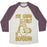Virgin Teez  Baseball Tee Unisex Tri-Blend Baseball Tee / small / Oatmeal / Maroon MY WORKOUT IS BERSERK UNISEX TRI-BLEND BASEBALL TEE