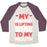 Virgin Teez  Baseball Tee Unisex Tri-Blend Baseball Tee / small / Oatmeal / Maroon MY WORKOUT IS LIFTING WINE TO MY MOUTH UNISEX TRI-BLEND BASEBALL TEE