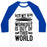 Virgin Teez  Baseball Tee Unisex Classic Baseball Tee / x-small / White/Blue MY WORKOUT IS OUT OF THIS WORLD UNISEX CLASSIC BASEBALL TEE