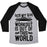 Virgin Teez  Baseball Tee Unisex Tri-Blend Baseball Tee / small / Athletic Gray / Black MY WORKOUT IS OUT OF THIS WORLD UNISEX TRI-BLEND BASEBALL TEE