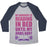 Virgin Teez  Baseball Tee Unisex Tri-Blend Baseball Tee / small / Athletic Gray / Navy MY WORKOUT IS READING IN BED UNISEX TRI-BLEND BASEBALL TEE