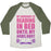 Virgin Teez  Baseball Tee Unisex Tri-Blend Baseball Tee / small / Oatmeal / Moss MY WORKOUT IS READING IN BED UNISEX TRI-BLEND BASEBALL TEE