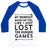 Virgin Teez  Baseball Tee Unisex Classic Baseball Tee / x-small / White/Blue MY WORKOUT MAKES ME FEEL LIKE I JUST LOST THE HUNGER GAMES UNISEX CLASSIC BASEBALL TEE