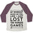 Virgin Teez  Baseball Tee Unisex Tri-Blend Baseball Tee / small / Oatmeal / Maroon MY WORKOUT MAKES ME FEEL LIKE I JUST LOST THE HUNGER GAMES UNISEX TRI-BLEND BASEBALL TEE