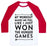 Virgin Teez  Baseball Tee Unisex Classic Baseball Tee / x-small / White/Red MY WORKOUT MAKES ME FEEL LIKE I JUST WON THE HUNGER GAMES UNISEX CLASSIC BASEBALL TEE