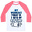 Virgin Teez  Baseball Tee Unisex Classic Baseball Tee / x-small / White/Neon Pink MY WORKOUT TODAY IS 3 SETS OF NAPTIME UNISEX CLASSIC BASEBALL TEE