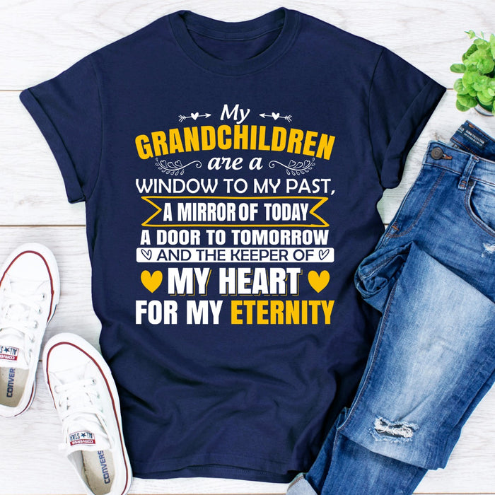My Grandchildren Are A Window To My Past A Mirror Of Today A Door To Tomorrow And The Keeper Of My Heart For All Eternity
