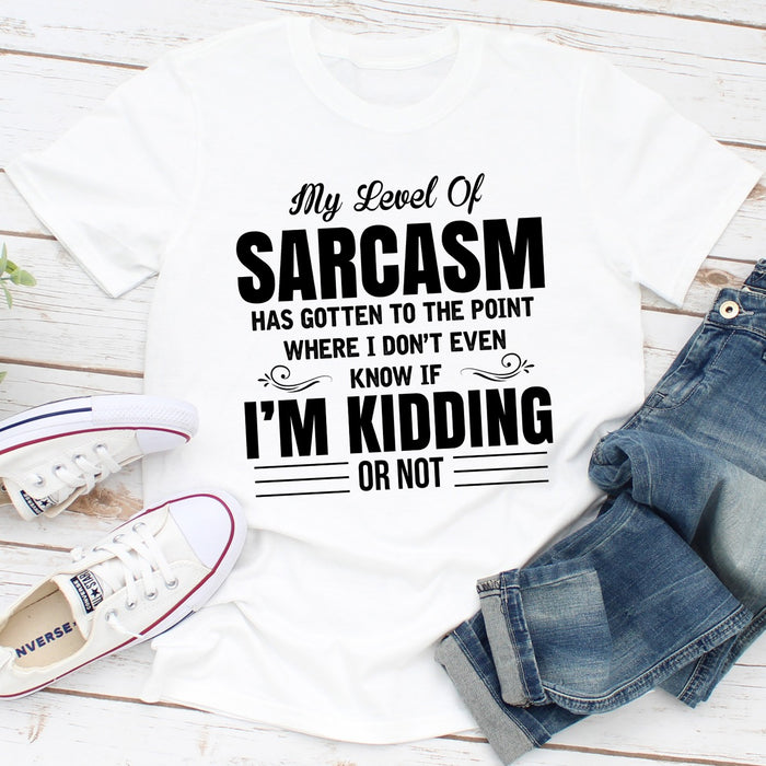 My Level Of Sarcasm