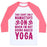 Virgin Teez  Baseball Tee Unisex Classic Baseball Tee / x-small / White/Neon Pink NAKED YOGA UNISEX CLASSIC BASEBALL TEE