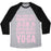 Virgin Teez  Baseball Tee Unisex Tri-Blend Baseball Tee / small / Athletic Gray / Black NAKED YOGA UNISEX TRI-BLEND BASEBALL TEE