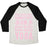 Virgin Teez  Baseball Tee Unisex Tri-Blend Baseball Tee / small / Oatmeal / Black NAKED YOGA UNISEX TRI-BLEND BASEBALL TEE