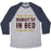 Virgin Teez  Baseball Tee Unisex Tri-Blend Baseball Tee / small / Athletic Gray / Navy NAMASTA'AY IN BED UNISEX TRI-BLEND BASEBALL TEE