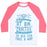 Virgin Teez  Baseball Tee Unisex Classic Baseball Tee / x-small / White/Neon Pink NAMASTE AT OM PRACTICE SAVASANA IN BED ZEN TAKE A NAP UNISEX CLASSIC BASEBALL TEE