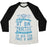 Virgin Teez  Baseball Tee Unisex Tri-Blend Baseball Tee / small / Oatmeal / Black NAMASTE AT OM PRACTICE SAVASANA IN BED ZEN TAKE A NAP UNISEX TRI-BLEND BASEBALL TEE