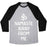 NAMASTE AWAY FROM ME UNISEX TRI-BLEND BASEBALL TEE