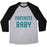 Virgin Teez  Baseball Tee Unisex Tri-Blend Baseball Tee / small / Athletic Gray / Black NAMASTE BABY UNISEX TRI-BLEND BASEBALL TEE